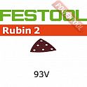 Шлифовальные листы FESTOOL Rubin 2 STF V93/6 P100 RU2/10