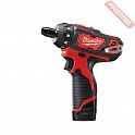 Аккумуляторный шуруповерт MILWAUKEE M12 BD-202C