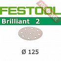 Шлифовальный круг FESTOOL Brilliant 2 STF D125/90 P400 BR2/100