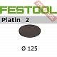 Шлифовальный круг FESTOOL Platin 2 STF D125/0 S2000 PL2/15