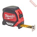 Рулетка измерительная 8 м 27 мм с метрической и дюймовой шкалой MILWAUKEE Magnetic 8 м