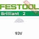 Шлифовальные листы FESTOOL Brilliant 2 STF V93/6 P400 BR2/100