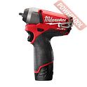 Аккумуляторный импульсный ударный гайковерт MILWAUKEE M12 CIW38-202C FUEL